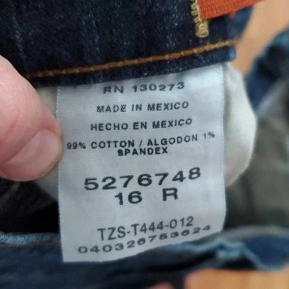 Lee Premium Select Boys Straight Leg Denim‎ Blue Jeans in 16R - Picture 3 of 8